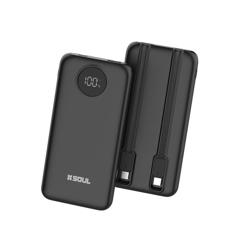 POWER BANK SOUL CLASSIC400 10.000MAH 22.5W TYPE-C+IPH NEGRO