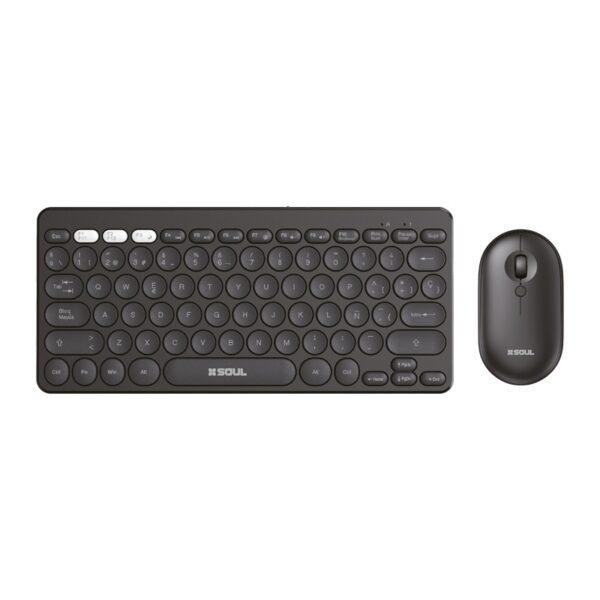 KIT TECLADO+MOUSE SOUL OFFICE INALAMBRICO OCW200 VINTAGE NE