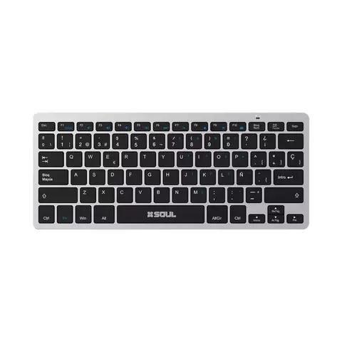 TECLADO SOUL OFFICE INALAMBRICO OKW200 80% SIMIL METAL