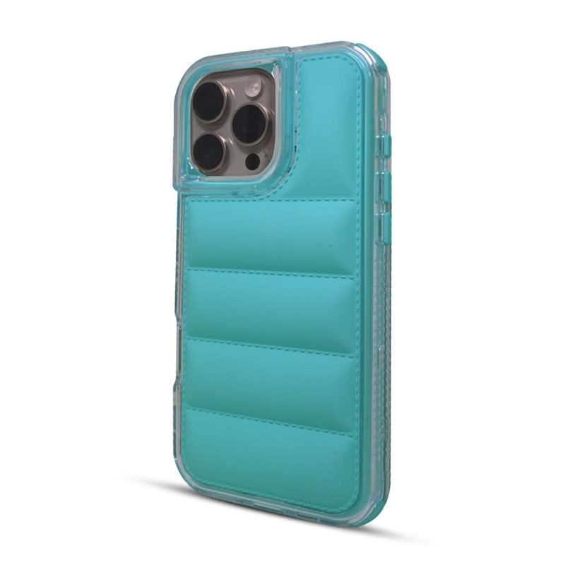 FUNDA SOUL PUFFER IPH 16 PRO AQUA