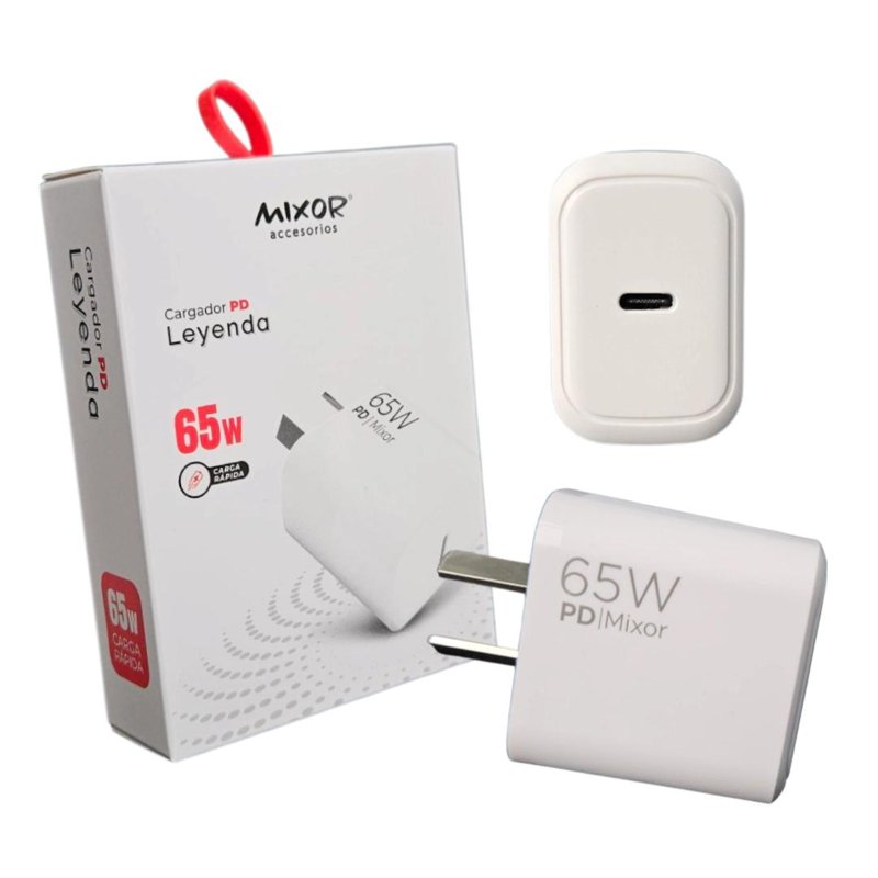 CARGADOR VIAJERO MIXOR CUMBRE 65W USB-C + PD