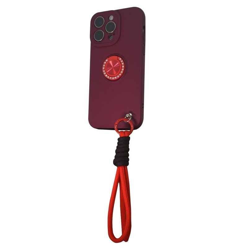 FUNDA SOUL SILICONE C/ANILLO Y CORREA SAM A26 BORDO