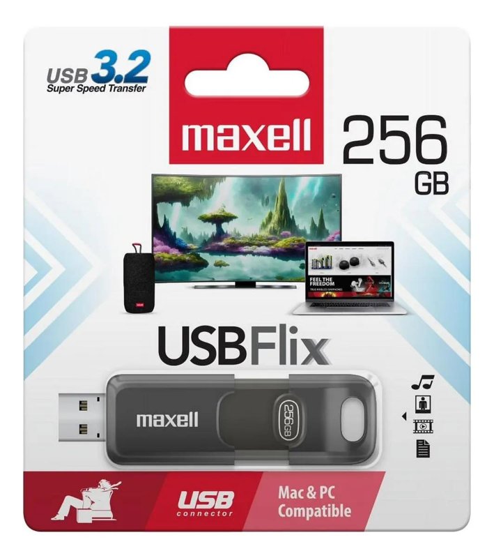 PENDRIVE MAXELL TYPE-C 256GB 3.2