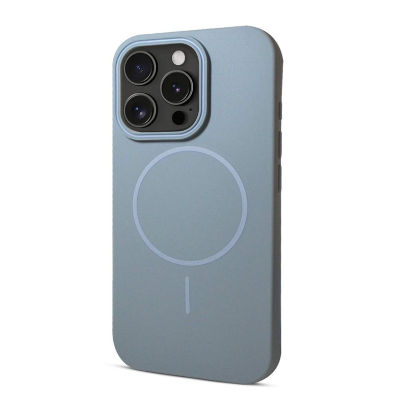 FUNDA SOUL SOFT MAG FORCE MOTO G15 GRIS/CELESTE