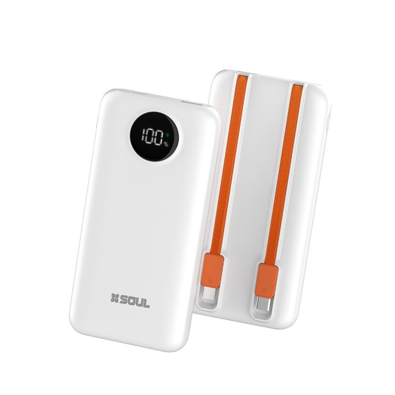 POWER BANK SOUL CLASSIC400 20.000MAH 22.5W QC TYPE-C+IP BLAN