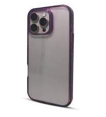 FUNDA SOUL CLEAR COLOR PREMIUM MOTO G04 VIOLETA