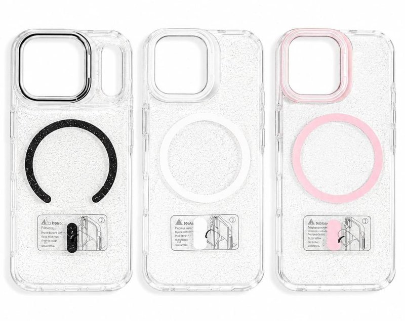 FUNDA SOUL PREMIUM MAGSAFE GLITTER IPH 14 PRO BLANCO