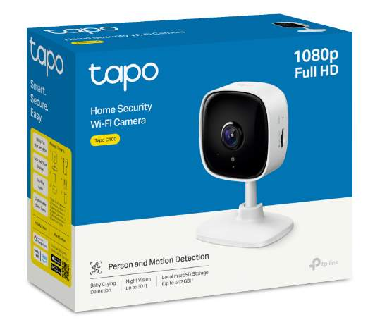 CAMARA IP TP-LINK TAPO C100 DIA/NOCHE SD