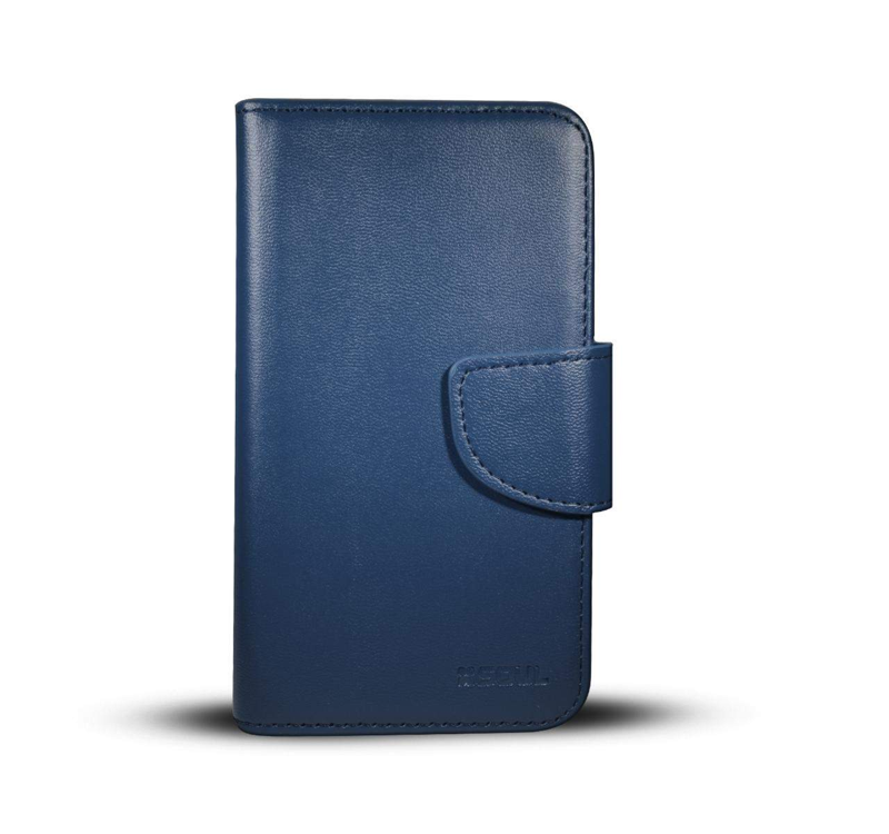 FLIP COVER UNIVERSAL CON SILICONA 6,5" A 6,9" AZUL