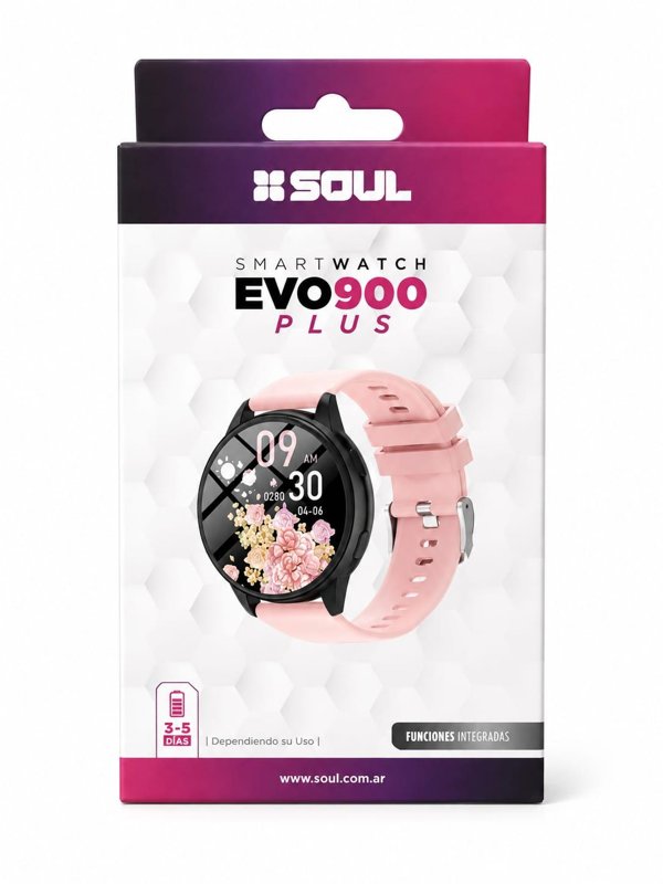 SMARTWATCH SOUL EVO 900 PLUS ROSA