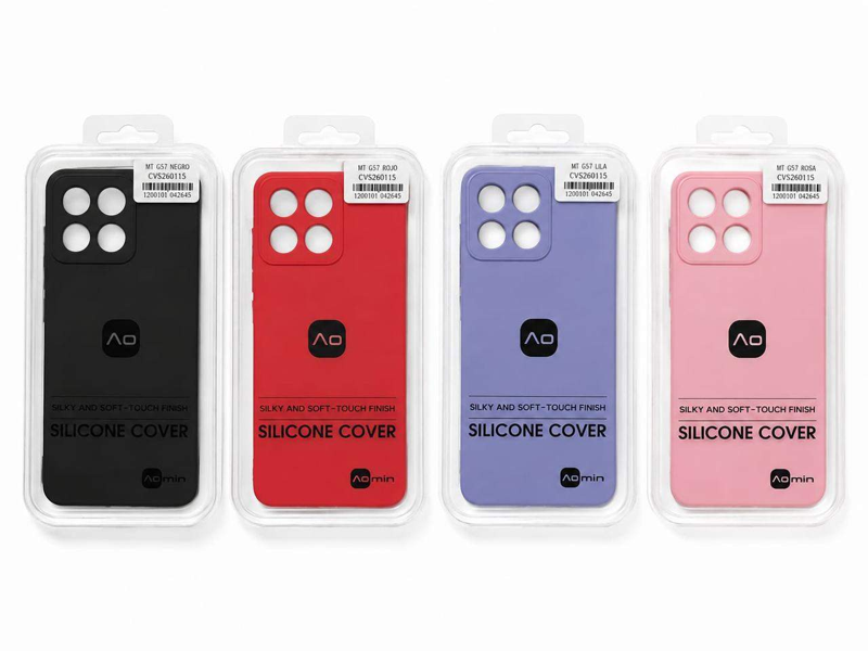FUNDA SILICONE CASE COVER SAMSUNG A12 ROSA