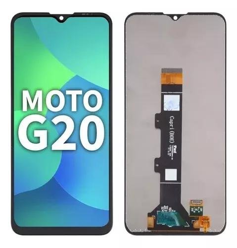MODULO MOTOROLA G20 CON MARCO PREMIUM SILEO